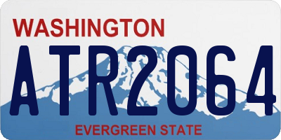 WA license plate ATR2064
