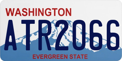 WA license plate ATR2066