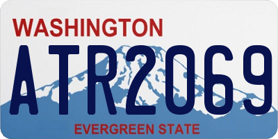 WA license plate ATR2069