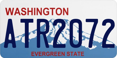 WA license plate ATR2072