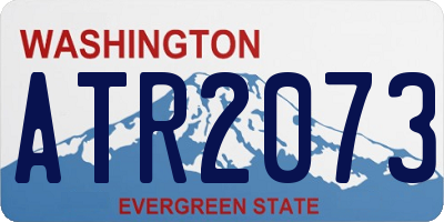 WA license plate ATR2073