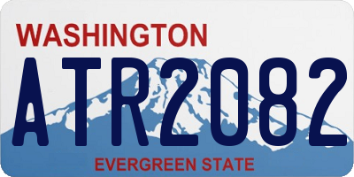 WA license plate ATR2082