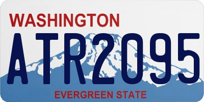 WA license plate ATR2095