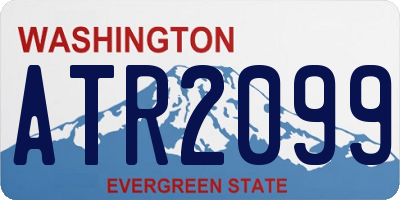WA license plate ATR2099