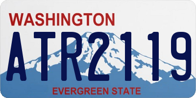 WA license plate ATR2119