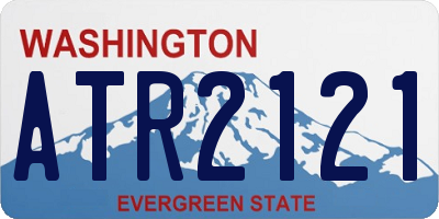 WA license plate ATR2121