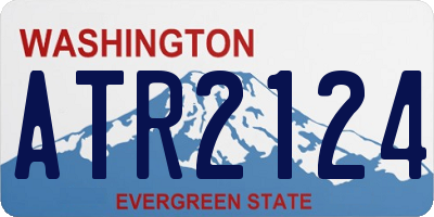 WA license plate ATR2124