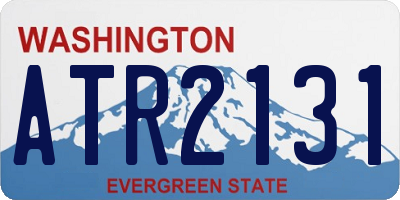 WA license plate ATR2131