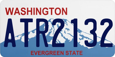 WA license plate ATR2132