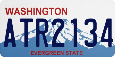 WA license plate ATR2134