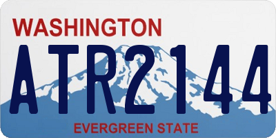 WA license plate ATR2144