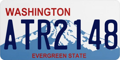 WA license plate ATR2148