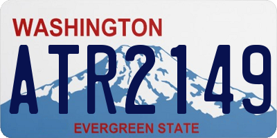 WA license plate ATR2149