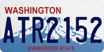 WA license plate ATR2152