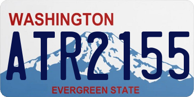 WA license plate ATR2155