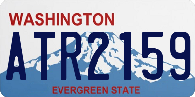 WA license plate ATR2159