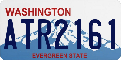WA license plate ATR2161