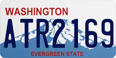 WA license plate ATR2169