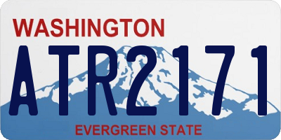 WA license plate ATR2171