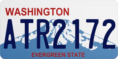 WA license plate ATR2172