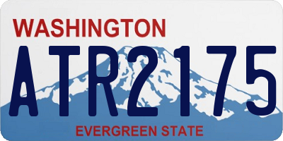 WA license plate ATR2175