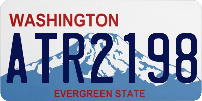 WA license plate ATR2198