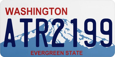 WA license plate ATR2199