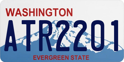 WA license plate ATR2201