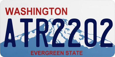 WA license plate ATR2202