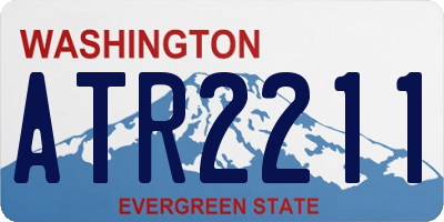WA license plate ATR2211