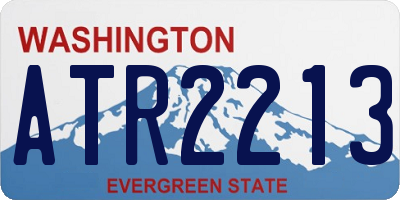 WA license plate ATR2213