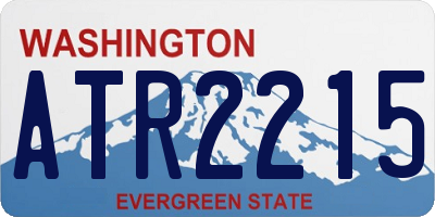 WA license plate ATR2215