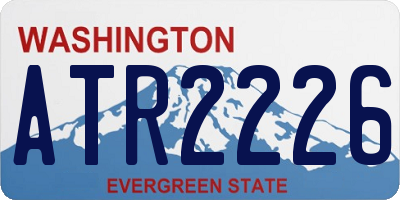 WA license plate ATR2226