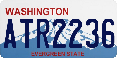 WA license plate ATR2236