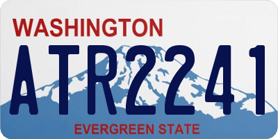WA license plate ATR2241
