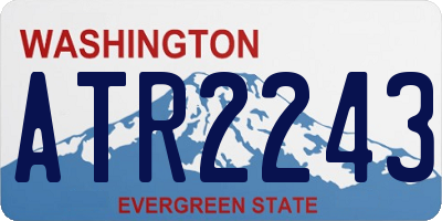 WA license plate ATR2243