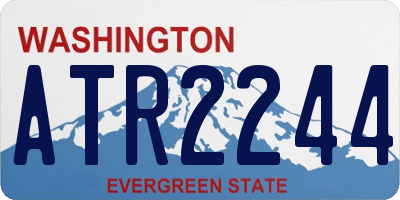WA license plate ATR2244