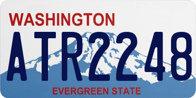 WA license plate ATR2248