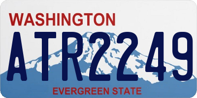 WA license plate ATR2249