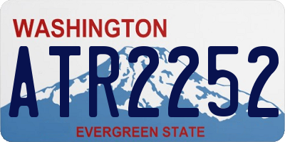 WA license plate ATR2252