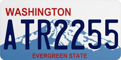 WA license plate ATR2255