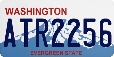 WA license plate ATR2256
