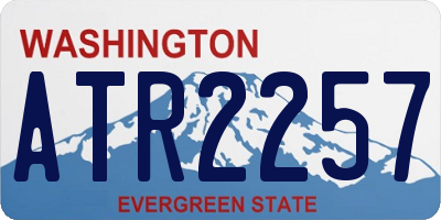 WA license plate ATR2257
