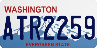 WA license plate ATR2259