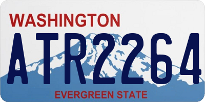 WA license plate ATR2264