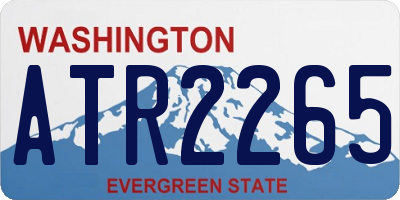 WA license plate ATR2265