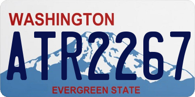 WA license plate ATR2267
