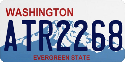 WA license plate ATR2268