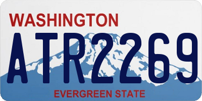 WA license plate ATR2269