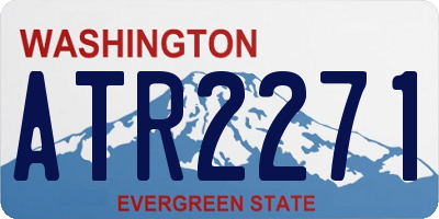 WA license plate ATR2271